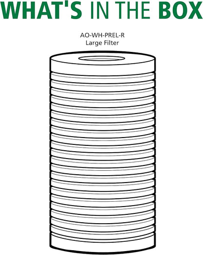 AO Smith 4.5"x10" 25 Micron Sediment Water Filter Replacement Cartridge - Image 2
