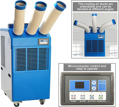 TECHTONGDA Industrial Spot Cooler Mobile Air Conditioner Outdoor Cooling - Image 3