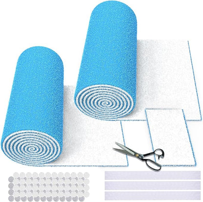 2PCS 12 x 120" Air Vent Filters, Cut-to-Size MERV 8 Filter Material, Triple by WAWINYAirVentFilters