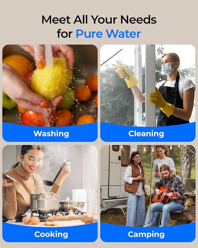 Waterdrop 10UB PRO Under Sink Water Filter, No Drilling Required, Time Reminder - Image 9