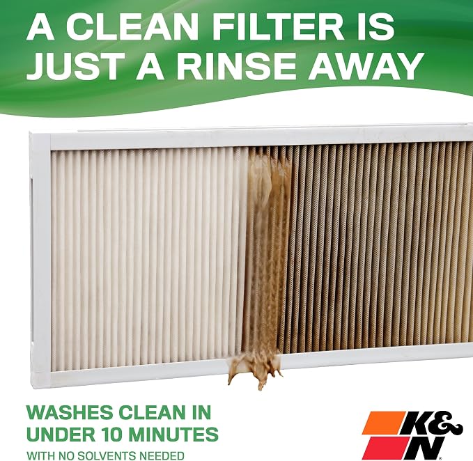 K&N 14X20X1 HVAC Furnace Air Filter, Lasts a Lifetime, Merv 13, the Last HVAC - Image 3
