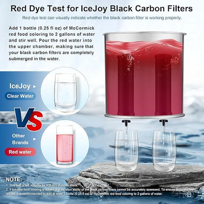 Alkaline Carbon Rods for Gravity Water Filters – Raises pH up to 9.2, - Image 6