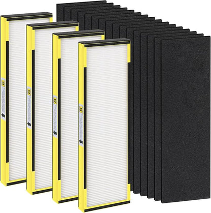4 Pack FLT4825 Ture HEPA Filter b Replacement by Tallais