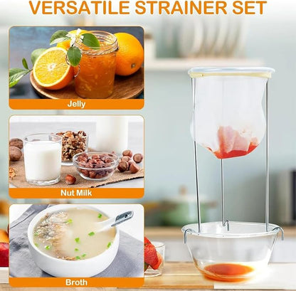 Jelly Strainer Stand with 100 Mesh Fine Strainer bag of Nylon Multipurpose use - Image 2