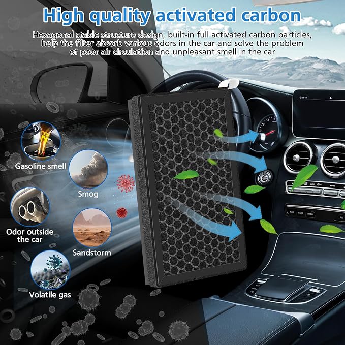 Model 3 Air Filter for Tesla, Air Conditional Replacement Cabin Air Filter - Image 6