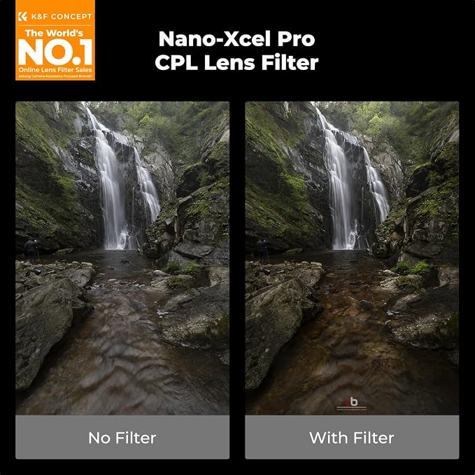 K&F CONCEPT 67mm Circular Polarizers Filter Super Slim - Image 2