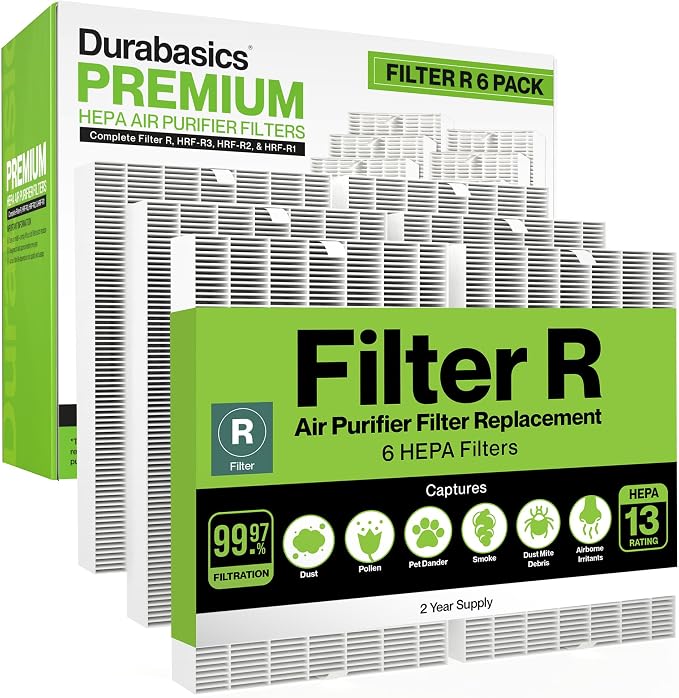 Durabasics 6 Pack of HEPA Filters Compatible by Durabasics