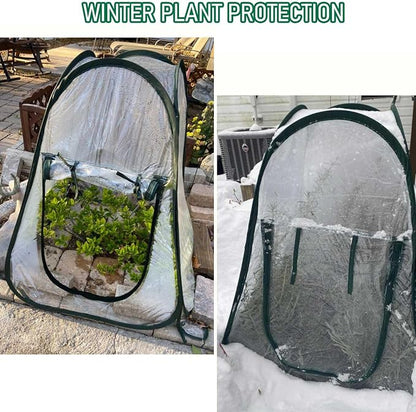 Plant Mini Greenhouse Pop Up Transparent Greenhouse Freeze Protection PVC Plant - Image 7