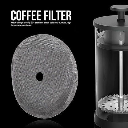 304 Stainless Steel Coffee Filter Mesh 5Pcs Set Portable Detachable Coffee Pot - Image 7
