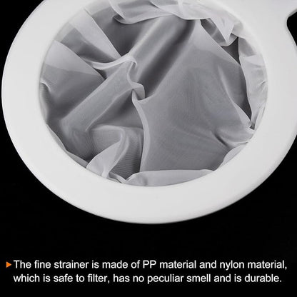PATIKIL 9"x6" Food Filter Strainer, 200 Mesh, Polypropylene, 235 x 145 mm / 9.3 - Image 4