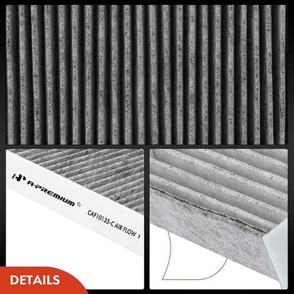 A-Premium 2-PC Cabin Air Filter w/Activated Carbon Compatible - Image 8