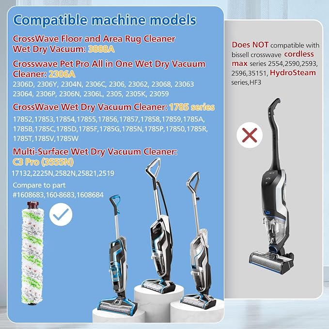 Brush Filter Replacement Compatible - Image 2