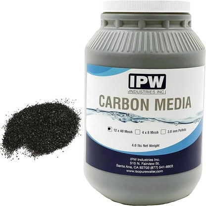 4 Lbs Bulk Water Filter/Air Filter Refill Coconut Shell Granular Activated by Isopure_WaterIPWINDUSTRIES