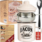 Bacon Grease Container with Strainer by Ayerphalo