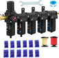 NEWPO 3/8" NPT 5 Stage Air Dryer by NEWPO