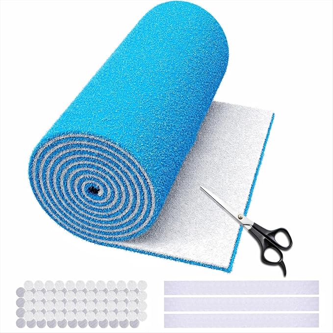 18 x 140" Air Vent Filters, Cut-to-Size MERV 8 Filter Material, Triple Layer by WAWINYAirVentFilters