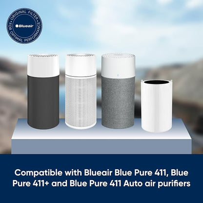 BLUEAIR Blue Pure 411 Auto, 411+ Genuine Replacement Filter, Particle and - Image 2