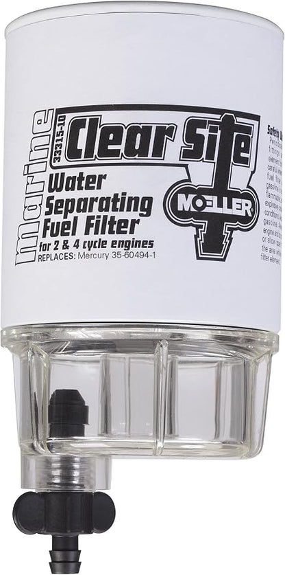Moeller Clear Site Water Separating Fuel Filter System Replacement Filter and by Moeller