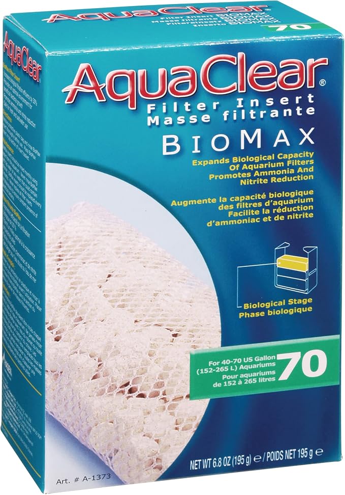 Aquaclear Fish A1373 70-Gallon Biomax, Large Breeds by Fluval