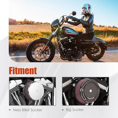 18-762 Air Cleaner Outer Cover for Billet Sucker and Big Sucker Stage, Carbon - Image 2