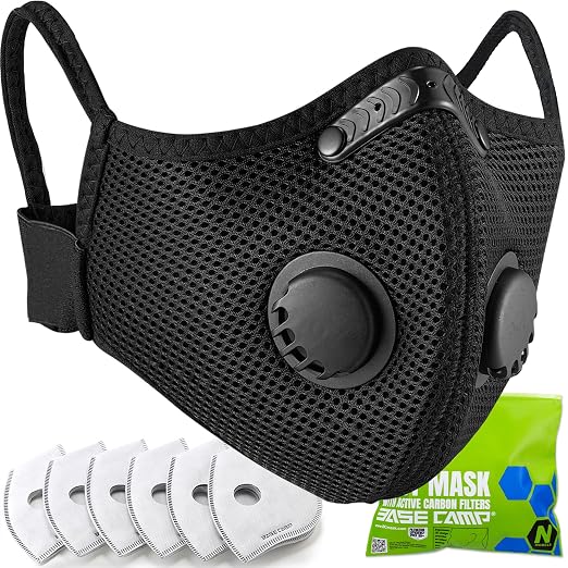 BASE CAMP M Plus Dust Mask, Breathable Reusable Face Mask by BASECAMP