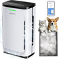 Pet Air Purifier Large Home up to 4200 sq ft, Suck up Floating Cat Dog Hair by Heapets