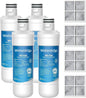 Waterdrop LT1000PC ADQ747935 Refrigerator Water Filter and Air Filter, by Waterdrop