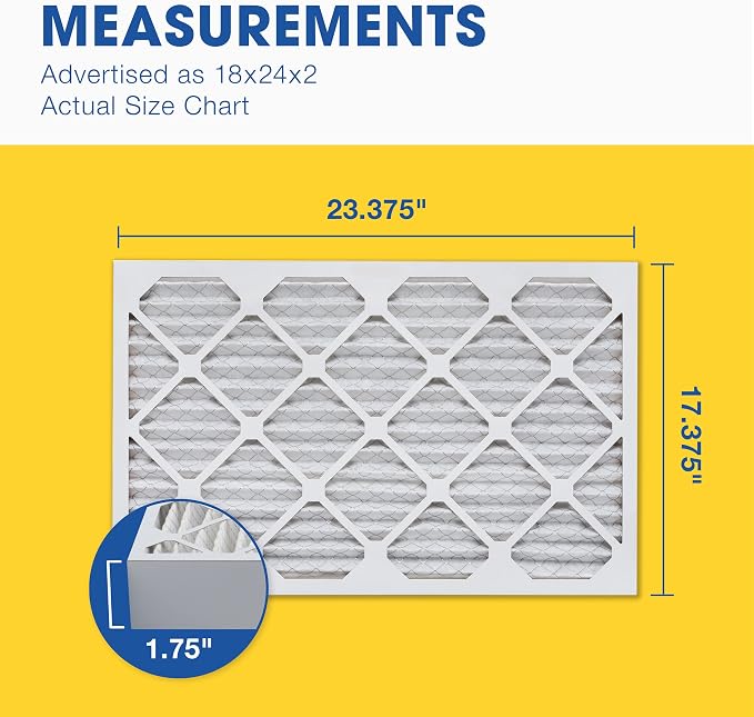 Aerostar 18x24x2 Air Filter MERV 13 - Image 2