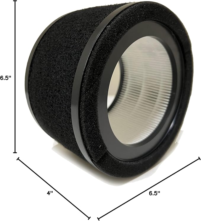 Nispira Replacement Filter L True HEPA + Activated Carbon Pre Filter Compatible - Image 7