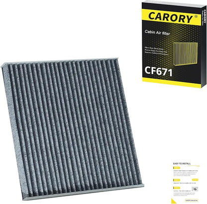 Cabin Air Filter w/Activated Carbon by Carory