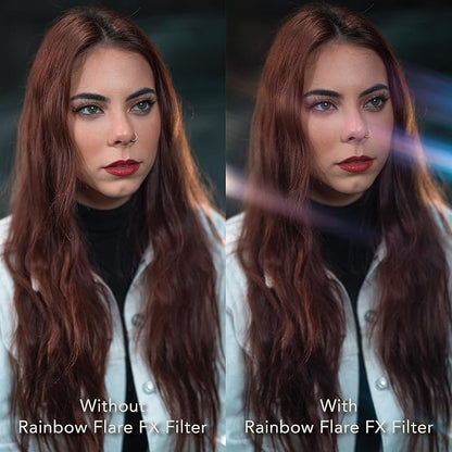 Prism Lens Filter 82mm Starlight Glare Filter Anamorphic Lens Flare Effect - Image 3