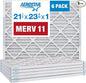 Aerostar 21 1/2x23 5/16x1 MERV 11 Pleated Air Filter, AC Furnace Air Filter by AirFiltersDelivered