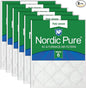 Nordic Pure 16x30x1 Poly Green MERV 6 AC Furnace Air Filters – Reduces Dust by NordicPure