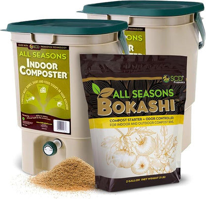 All Seasons Indoor Composter Starter Kit by SCDProbiotics