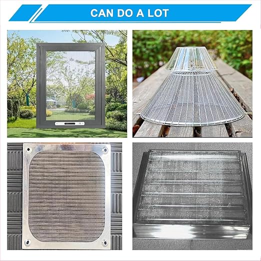 10 Mesh Stainless Steel Mesh Screen 304, 15.7'' x 147'' Metal Mesh Screen - Image 8