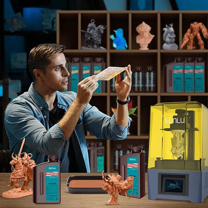 SUNLU 10K Red Wax 3D Printer Resin, High Precision 405nm UV-Curing Resin - Image 9