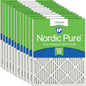 Nordic Pure 12x24x1 Pleated MERV 13 Air Filters 12 Pack by NordicPure