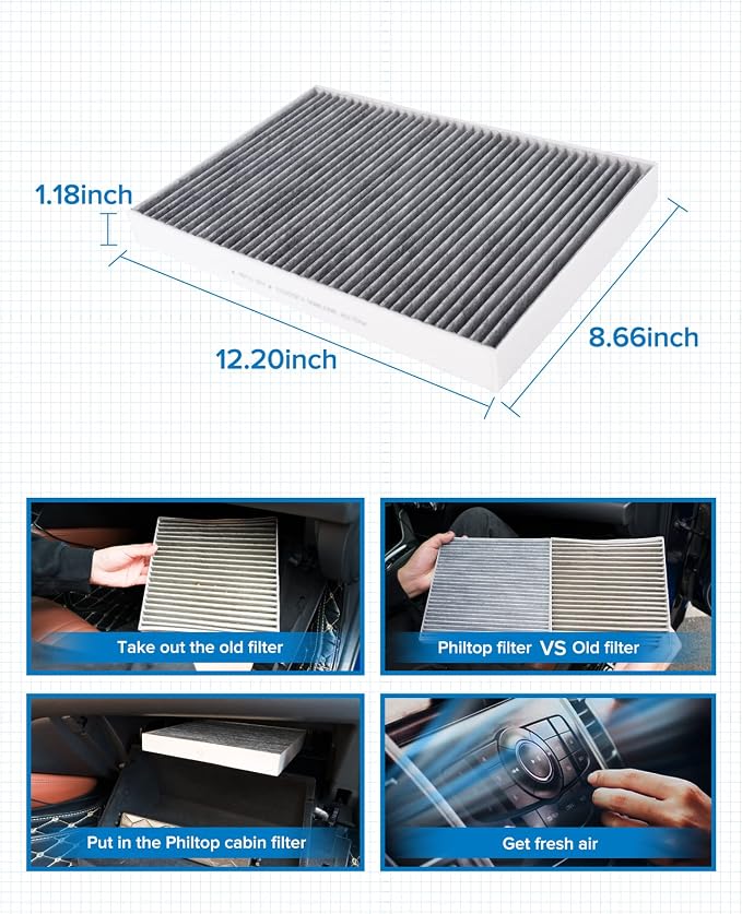 PHILTOP Cabin Air Filter, Replacement - Image 7
