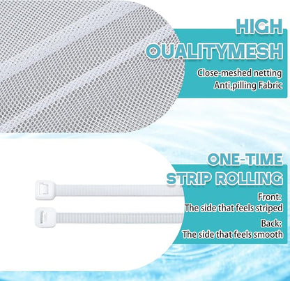 2 Sets 19.7 x 19.7 Inch Swamp Cooler Pump Swamp Cooler Filter Mesh Pump Basket - Image 3