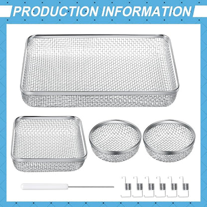 TOODOO 4 Pack RV Furnace Vent Cover, RV Flying Insect Screen - Image 2