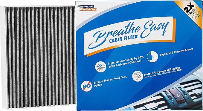 Spearhead Odor Defense Breathe Easy AC & Heater Cabin Filter | Fits 2016-2020 by SPEARHEAD