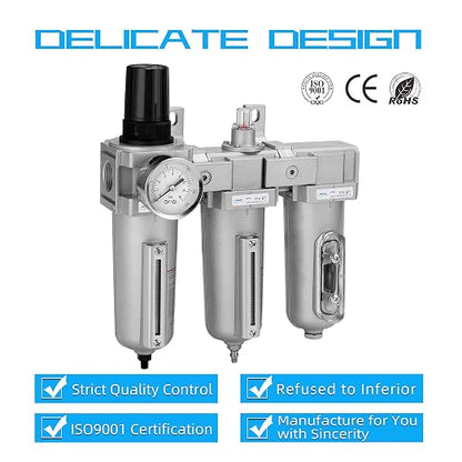 NANPU 1/2" NPT Industrial Grade 3 Stage Air Drying System - Image 6
