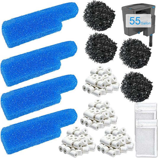 4 Set Aquarium Media Maintenance Kit, Replacement by Aolleteau
