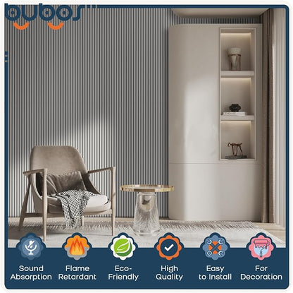 BUBOS 10 Pack Large Acoustic Panels, Decorative Self-Adhesive Acoustical Wall - Image 3
