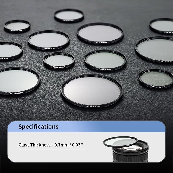 JJC 46mm Ultra Low Reflectivity UV Lens Protection Filter - Image 7