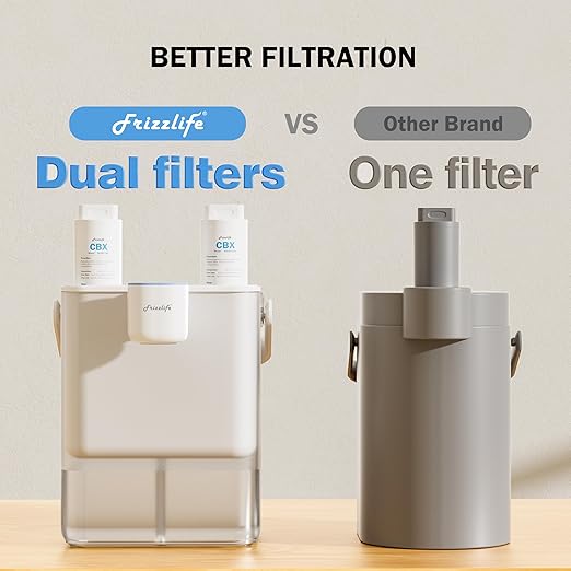 Frizzlife 400-Gallon Dual Filtration Electric Water Filter Dispenser - Image 2