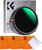 K&F CONCEPT 40.5mm Black Diffusion Mist Effect 1/4 & Variable ND2-32 & Circular by KFCONCEPT