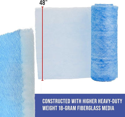 Master Airbrush Elite Paint Spray Booth Exhaust Filter Roll 48" x 100' - Image 3