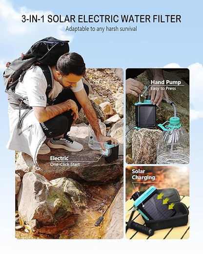 3-in-1 Solar Electric Water Filter - Image 2