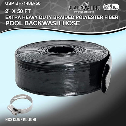 U.S. Pool Supply Pool Backwash Hose 2 Inch Diameter x 50 Feet - Image 2